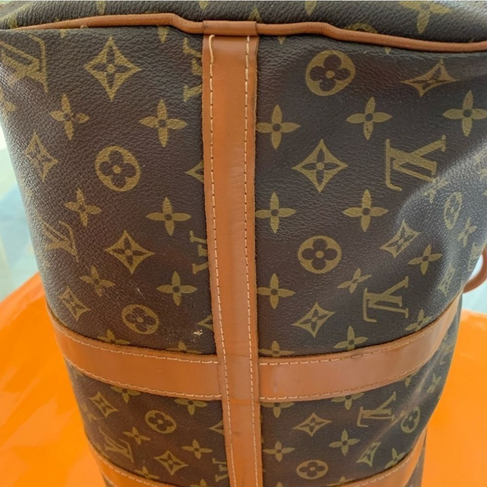🐢 Louis Vuitton Ultra Rare French Co USA Keepall - Picture 10 of 16